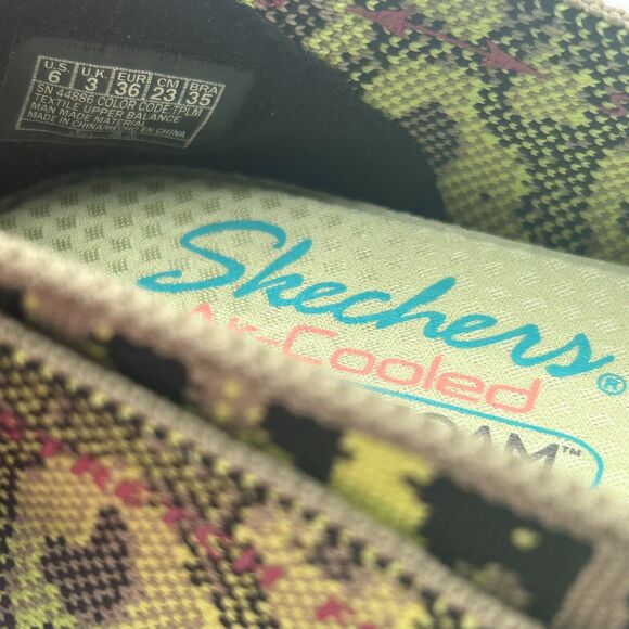 Skechers Comfort Slip- On Ballet Flats Cleo-Claw Leopard Print Womens Size 6 - Picture 7 of 7